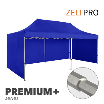 Tirdzniecības telts 4x6 Zila Zeltpro PREMIUM +