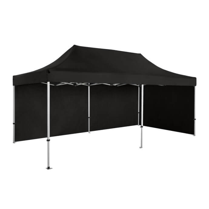 Tirdzniecības telts 4x6 Melna Zeltpro PREMIUM +