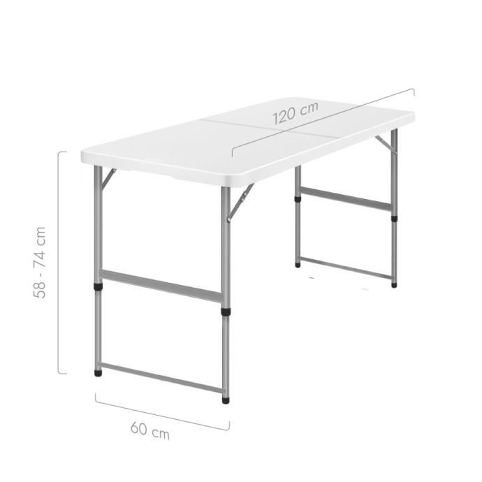 Saliekams galds 120 cm.