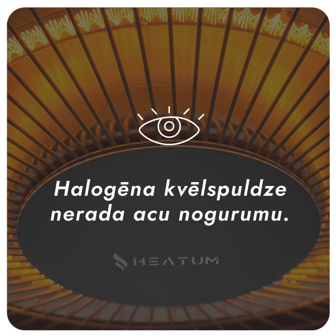 Infrasarkanais sildītājs Heatum H1500 AURA