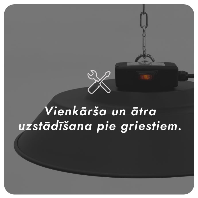 Infrasarkanais sildītājs Heatum H1500 AURA