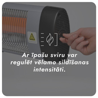 Infrasarkanais sildītājs Heatum H2000 OPTIM