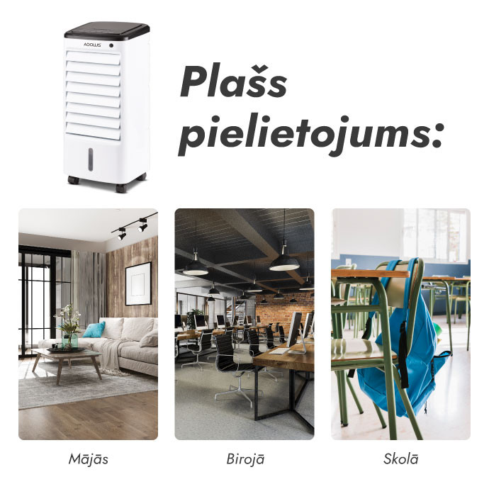 Mobilais gaisa dzesētājs ADOLUS FROSTY FLOW A360+