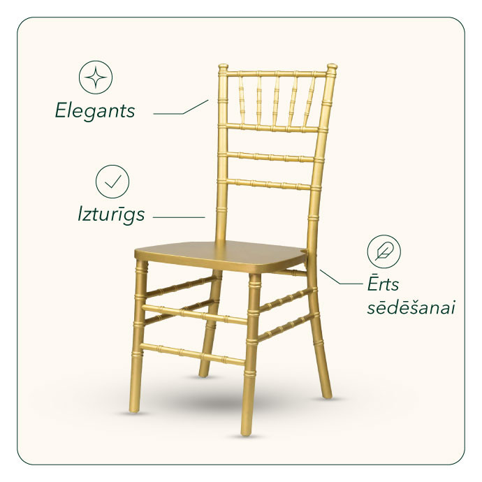 Bambusa krēsls “Chiavari”
