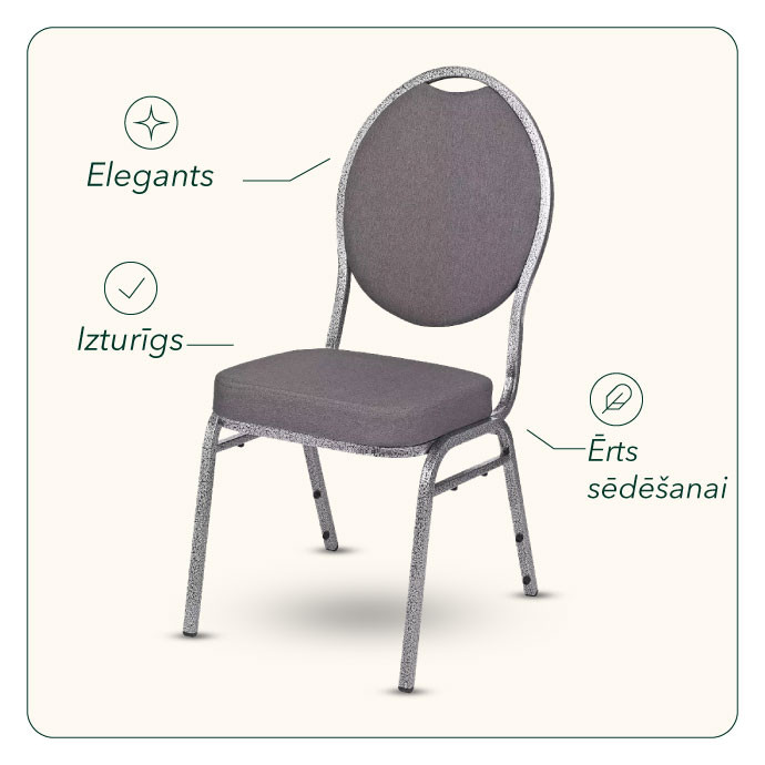 Banketu krēsls Logan