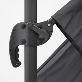 Saulessargs ar atsvara paliktni Solid Comfort Antracīta krāsā Saulessargs ar atsvara paliktni Solid Comfort Antracīta krāsā