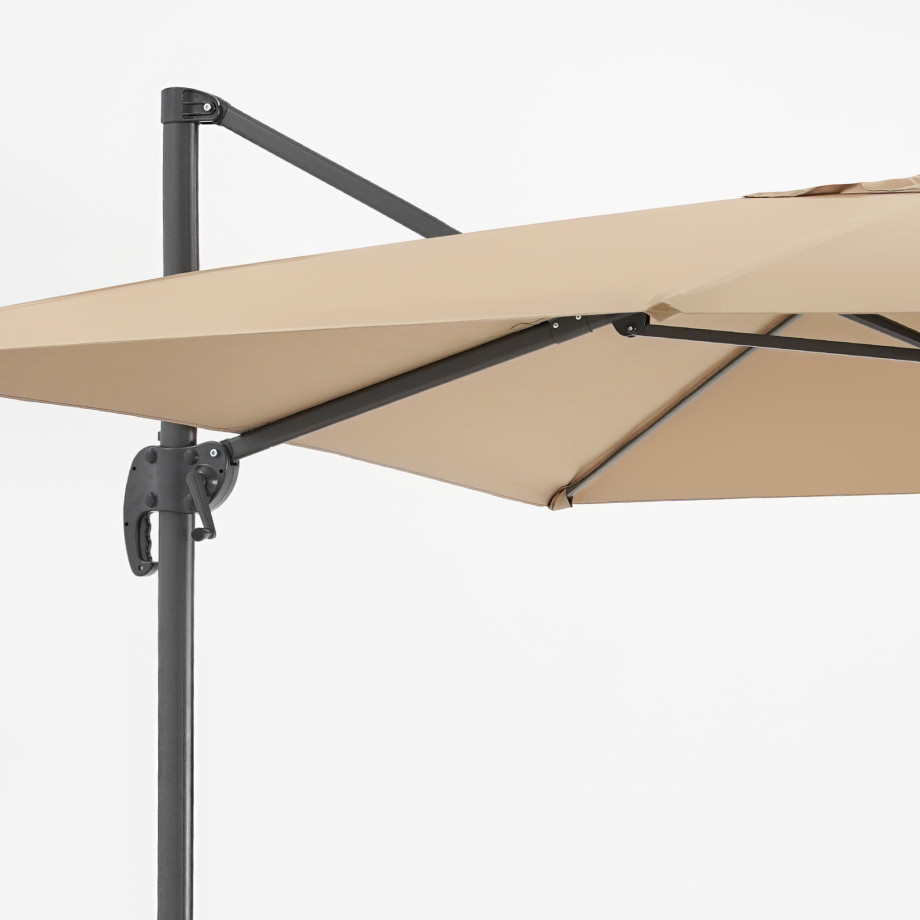 Saulessargs ar atsvara paliktni Solid Comfort Taupes krāsā