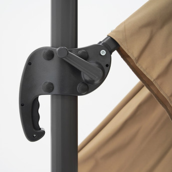 Saulessargs ar svara paliktni Solid un pārvalku Comfort Taupe krāsā Saulessargs ar svara paliktni Solid un pārvalku Comfort Taupe krāsā