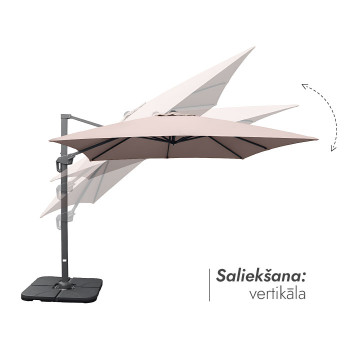 Sauleesargs (pārvalks dāvanā) Lounge Taupes krāsā Sauleesargs (pārvalks dāvanā) Lounge Taupes krāsā