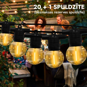 Āra virtene (LED lampiņas) 10 m Elegance Āra virtene (LED lampiņas) 10 m Elegance