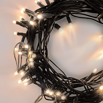Āra un iekštelpu virtene (LED gaismas) 20 m PROLED melna