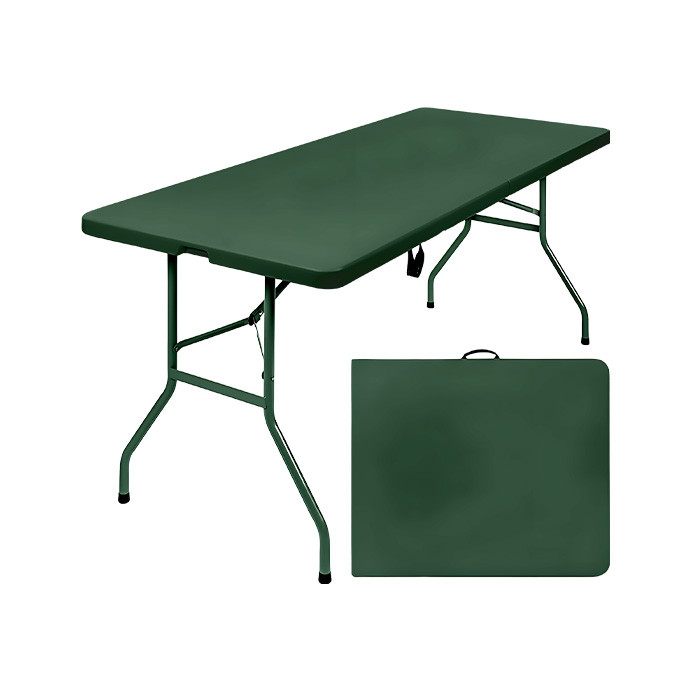 Saliekams galds 150 cm. Zaļš