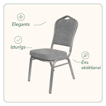 Banketu krēsls Economy Leila