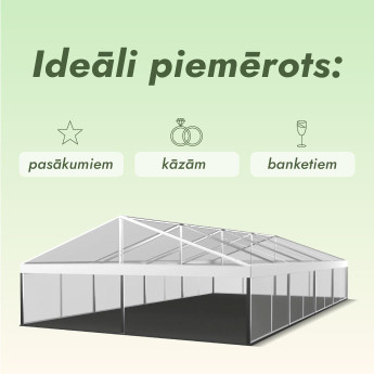 Moduļu paviljons Caurspīdīgs (200 m2)