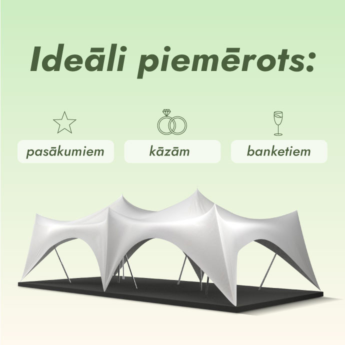 Crown paviljons 100 m2