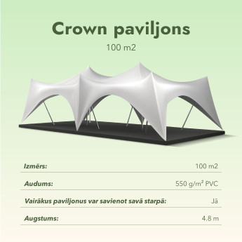Crown paviljons 100 m2