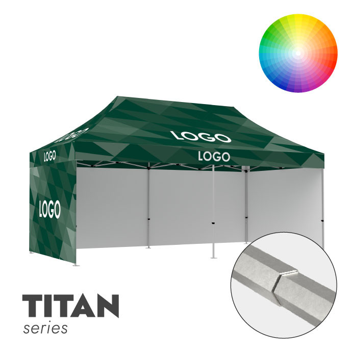 Reklāmas telts 3x6 izvēlētā krāsā Zeltpro TITAN ar jumta un 4 sienu apdruku Reklāmas telts 3x6 izvēlētā krāsā Zeltpro TITAN ar jumta un 4 sienu apdruku