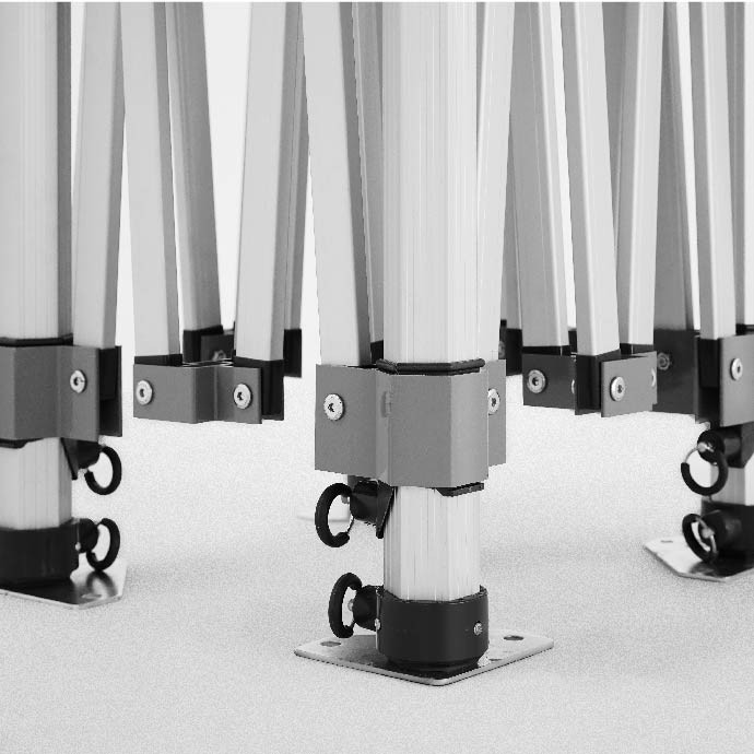 Reklāmas telts 3x6 izvēlētā krāsā Zeltpro Premium+ ar 4 sienām un 1 termo uzlīmi uz jumta sāniem
