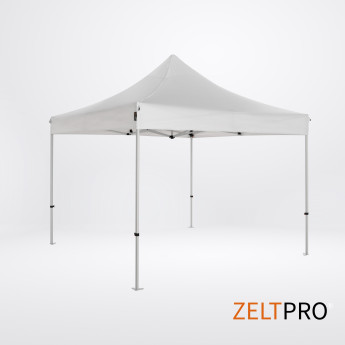 Pop up telts jumts un sienas (4 gab.) komplekts 3x3 Balta Zeltpro TITAN