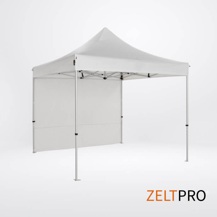 Pop up telts jumts un sienas (4 gab.) komplekts 3x3 Balta Zeltpro TITAN