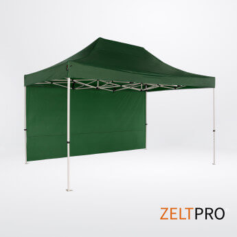 Pop up telts jumts un sienas (4 gab.) komplekts 3x4,5 Zaļa Zeltpro PROFRAME
