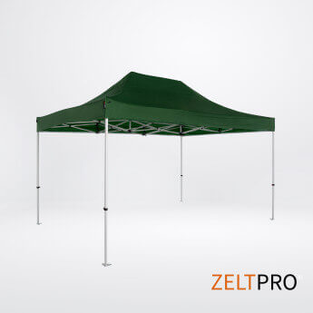 Pop up telts jumts un sienas (4 gab.) komplekts 3x4,5 Zaļa Zeltpro TITAN