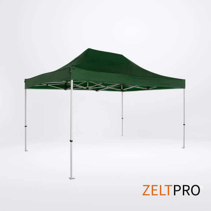 Pop up telts jumts un sienas (4 gab.) komplekts 3x4,5 Zaļa Zeltpro TITAN