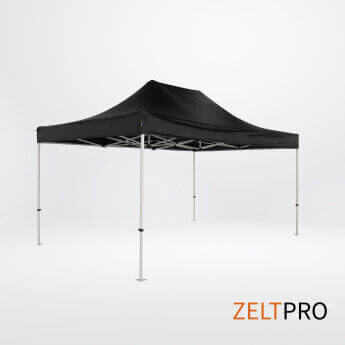 Pop up telts jumts un sienas (4 gab.) komplekts 3x4,5 Melna Zeltpro TITAN