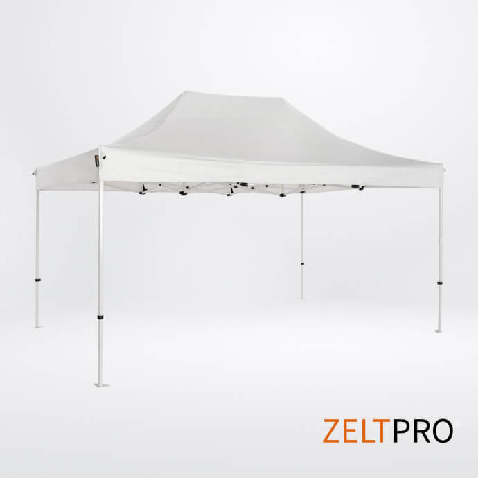Pop up telts jumts un sienas (4 gab.) komplekts 3x4,5 Balta Zeltpro PROFRAME