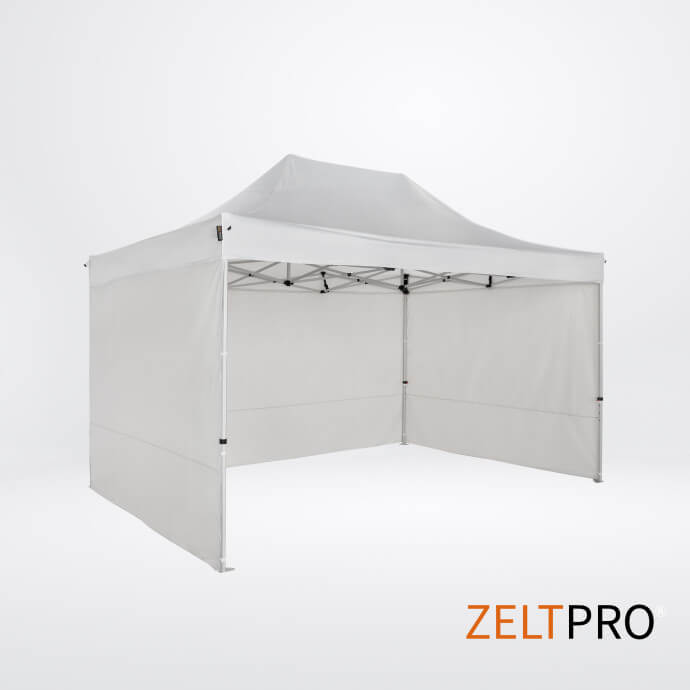 Pop up telts jumts un sienas (4 gab.) komplekts 3x4,5 Balta Zeltpro TITAN