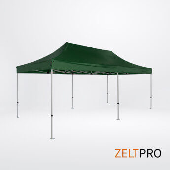 Pop up telts jumts un sienas (4 gab.) komplekts 3x6 Zaļa Zeltpro TITAN