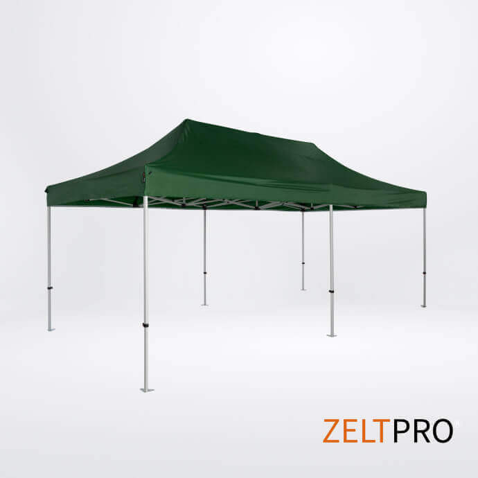 Pop up telts jumts un sienas (4 gab.) komplekts 3x6 Zaļa Zeltpro TITAN