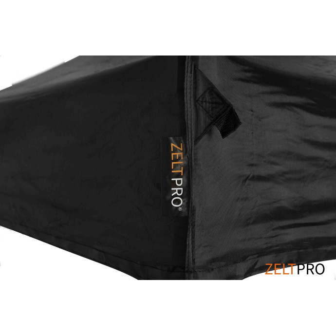 Pop up telts jumts un sienas (4 gab.) komplekts 3x6 Melna Zeltpro PROFRAME