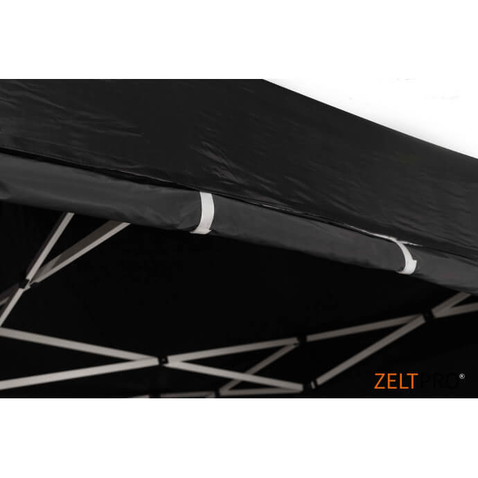 Pop up telts jumts un sienas (4 gab.) komplekts 3x6 Melna Zeltpro PROFRAME