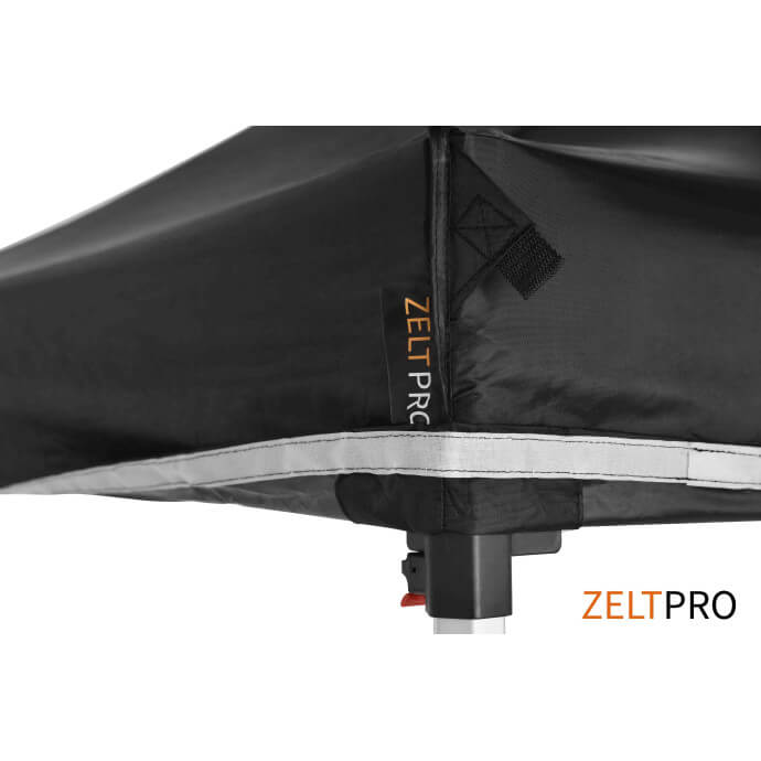Pop up telts jumts un sienas (4 gab.) komplekts 3x6 Melna Zeltpro TITAN