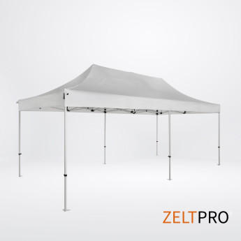 Pop up telts jumts un sienas (4 gab.) komplekts 3x6 Balta Zeltpro TITAN