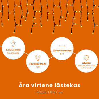 Āra virtene lāstekas PROLED IP67 5m