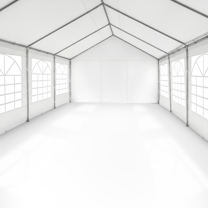 PE Telts - Paviljons 4 x 8 Balts