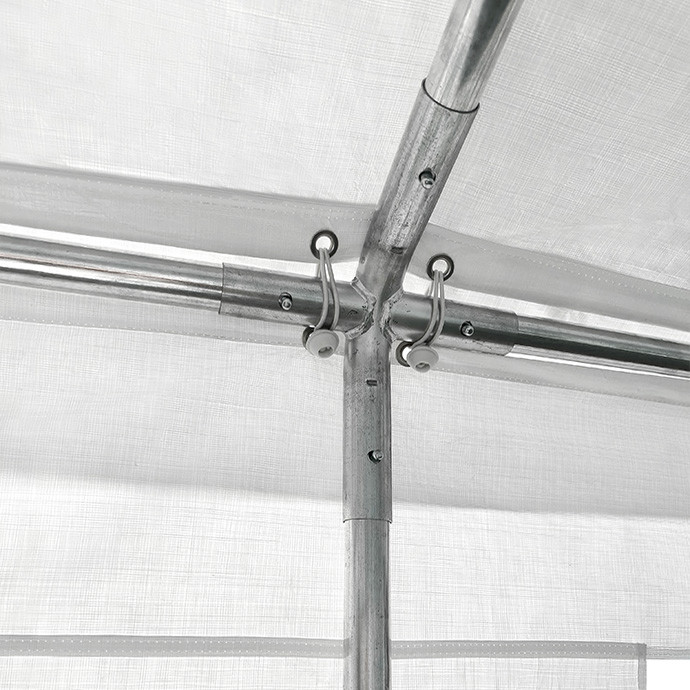 PE Telts - Paviljons 4 x 8 Balts