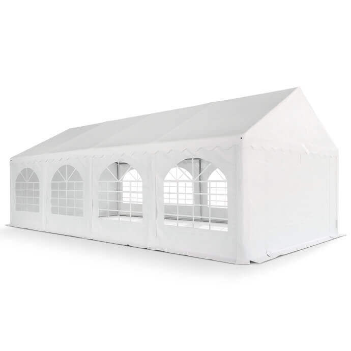 PVC Telts - Paviljons 4 x 8 Balts