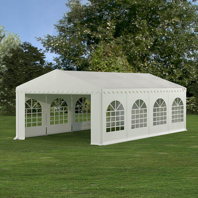 PVC Telts - Paviljons 4 x 8 Balts