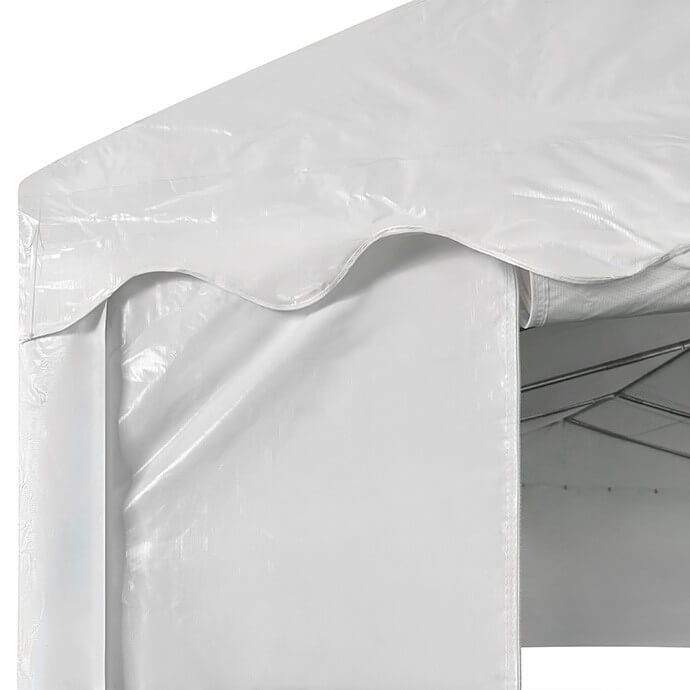 PVC Telts - Paviljons 4 x 8 Balts