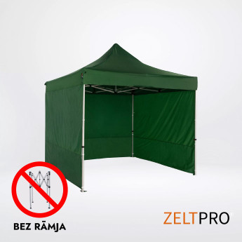 Pop up telts jumts un sienas (4 gab.) komplekts 3x3 Zaļa Zeltpro TITAN