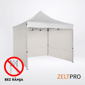 Pop up telts jumts un sienas (4 gab.) komplekts 3x3 Balta Zeltpro TITAN