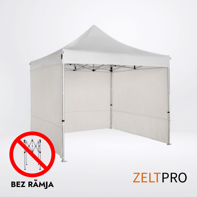 Pop up telts jumts un sienas (4 gab.) komplekts 3x3 Balta Zeltpro TITAN