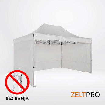 Pop up telts jumts un sienas (4 gab.) komplekts 3x4,5 Balta Zeltpro TITAN