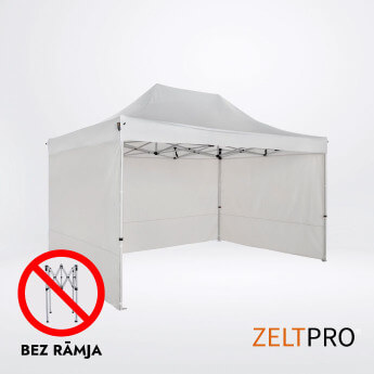 Pop up telts jumts un sienas (4 gab.) komplekts 3x4,5 Balta Zeltpro TITAN