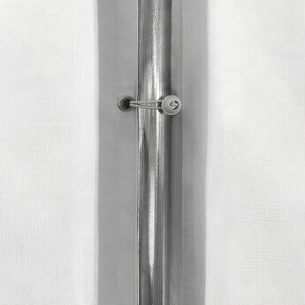 PVC Telts - Paviljons 4 x 8 Balts/Pelēks