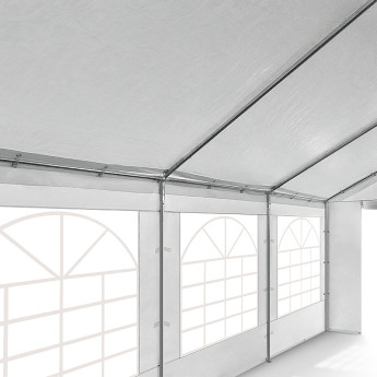 PE Telts - Paviljons 5 x 8 Balts