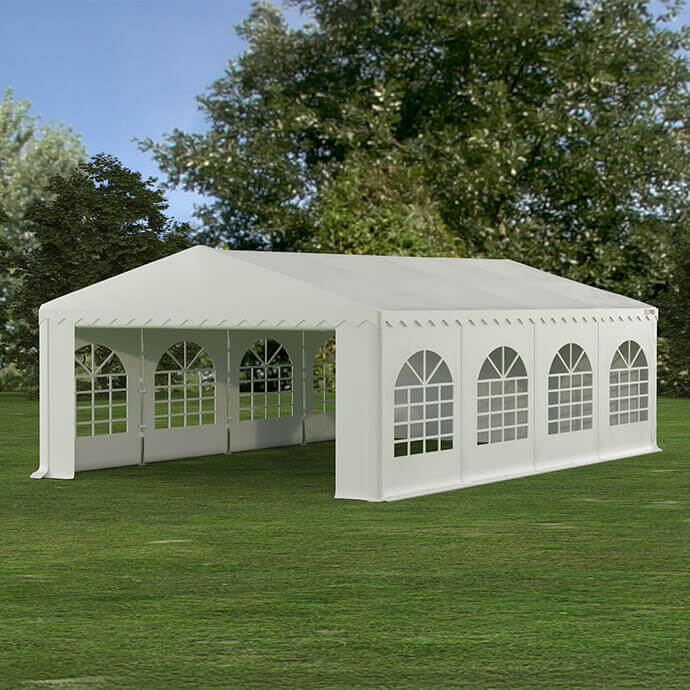 PVC Telts - Paviljons 5 x 8 Balts